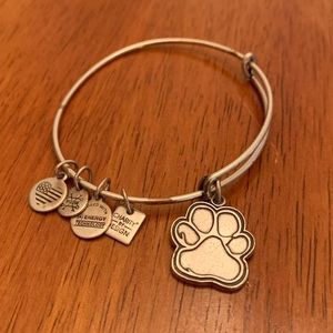 Alex and Ani Paw print bangle